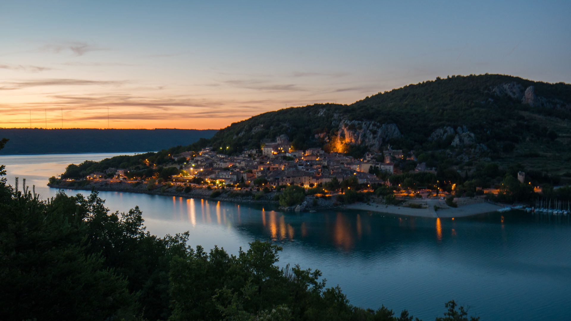 Bauduen au bord du Lac de Sainte-Croix