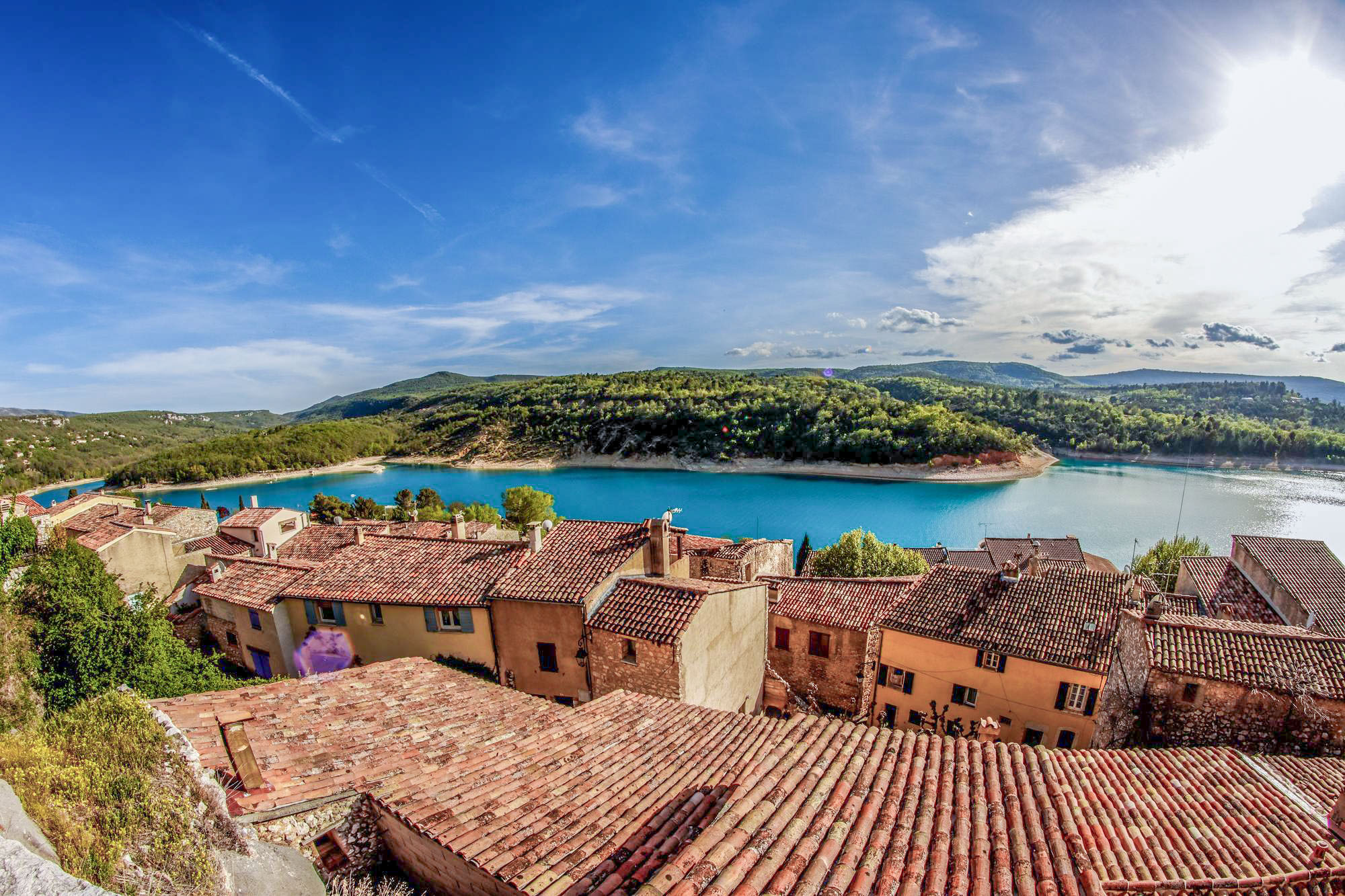 Le Lac de Sainte-Croix et les premières Gorges du Verdon